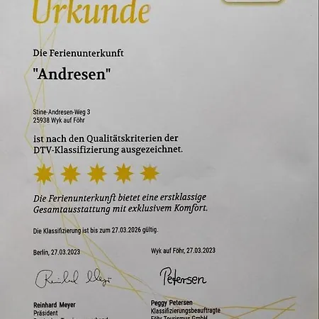 Ferienwohnung Andresen